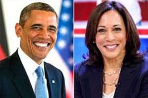 Kamala Harris avec Barack Obama