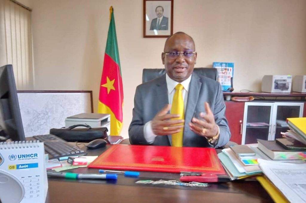 Simon Pierre Omgba Mbida, diplomate camerounais interrogé mercredi par Aznapress.
