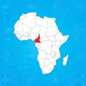 carte géographique du Cameroun